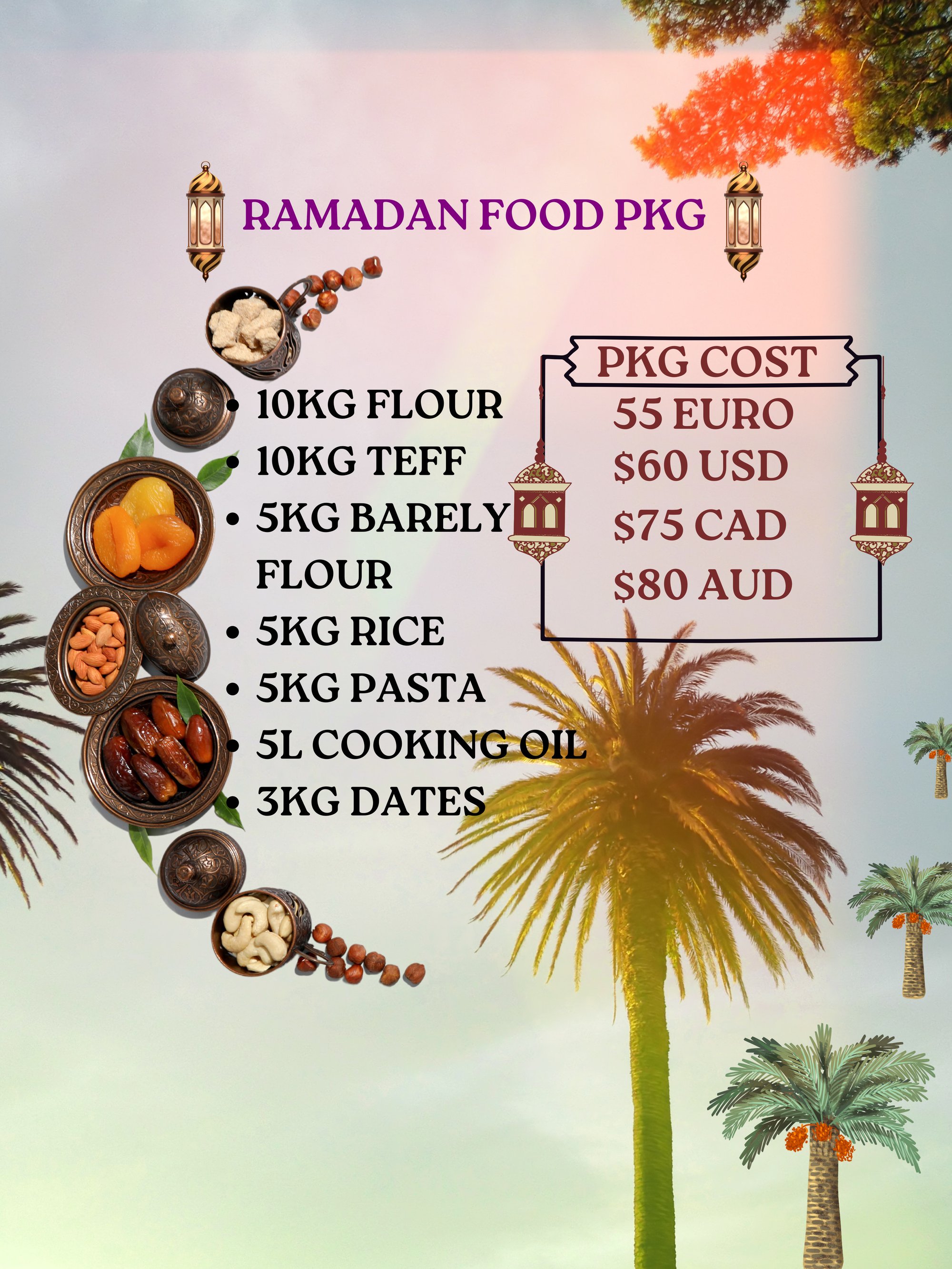 RAMADAN 2024 FOOD PKG